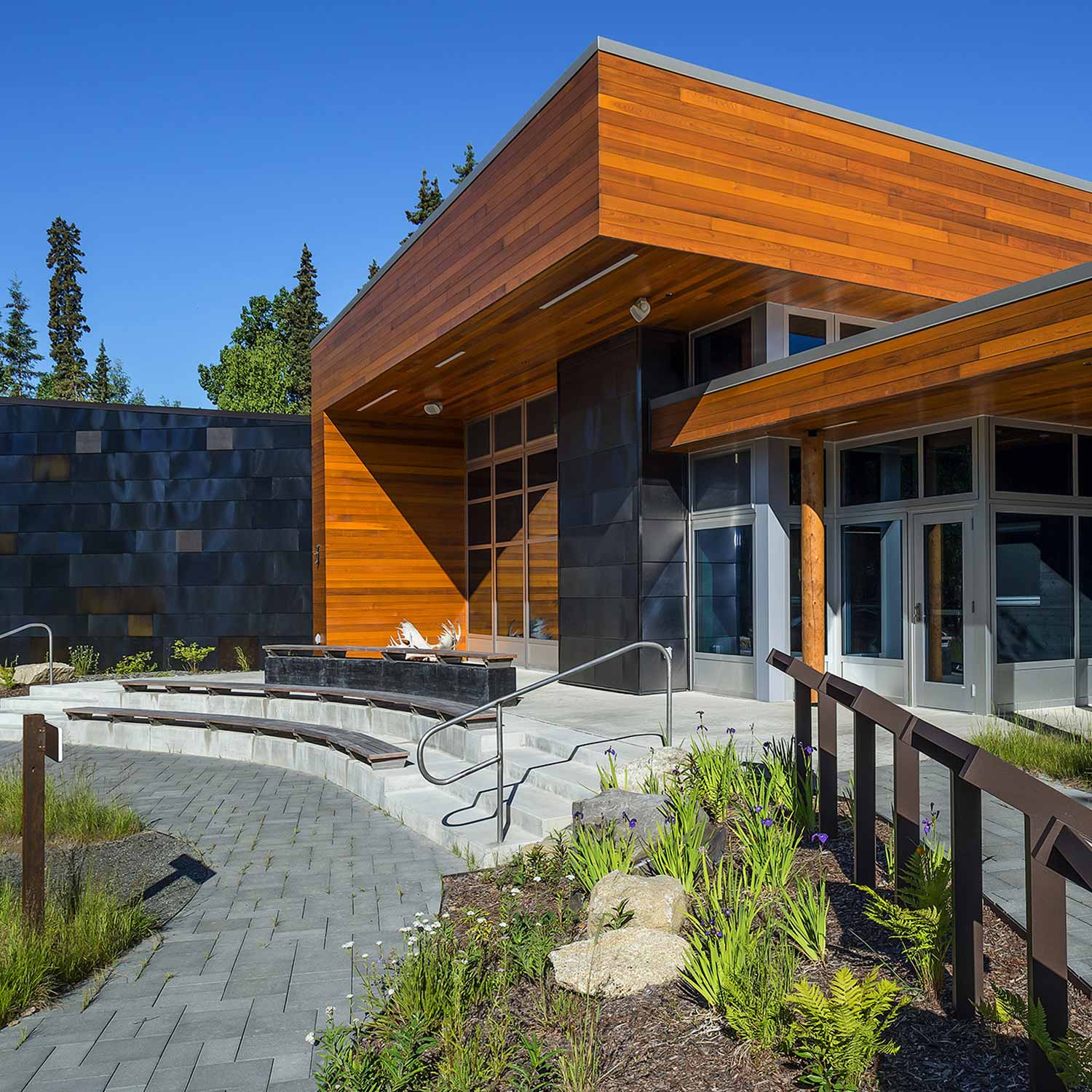 Government design for Kenai National Wildlife Refuge Visitor Education Center in Soldotna, Alaska