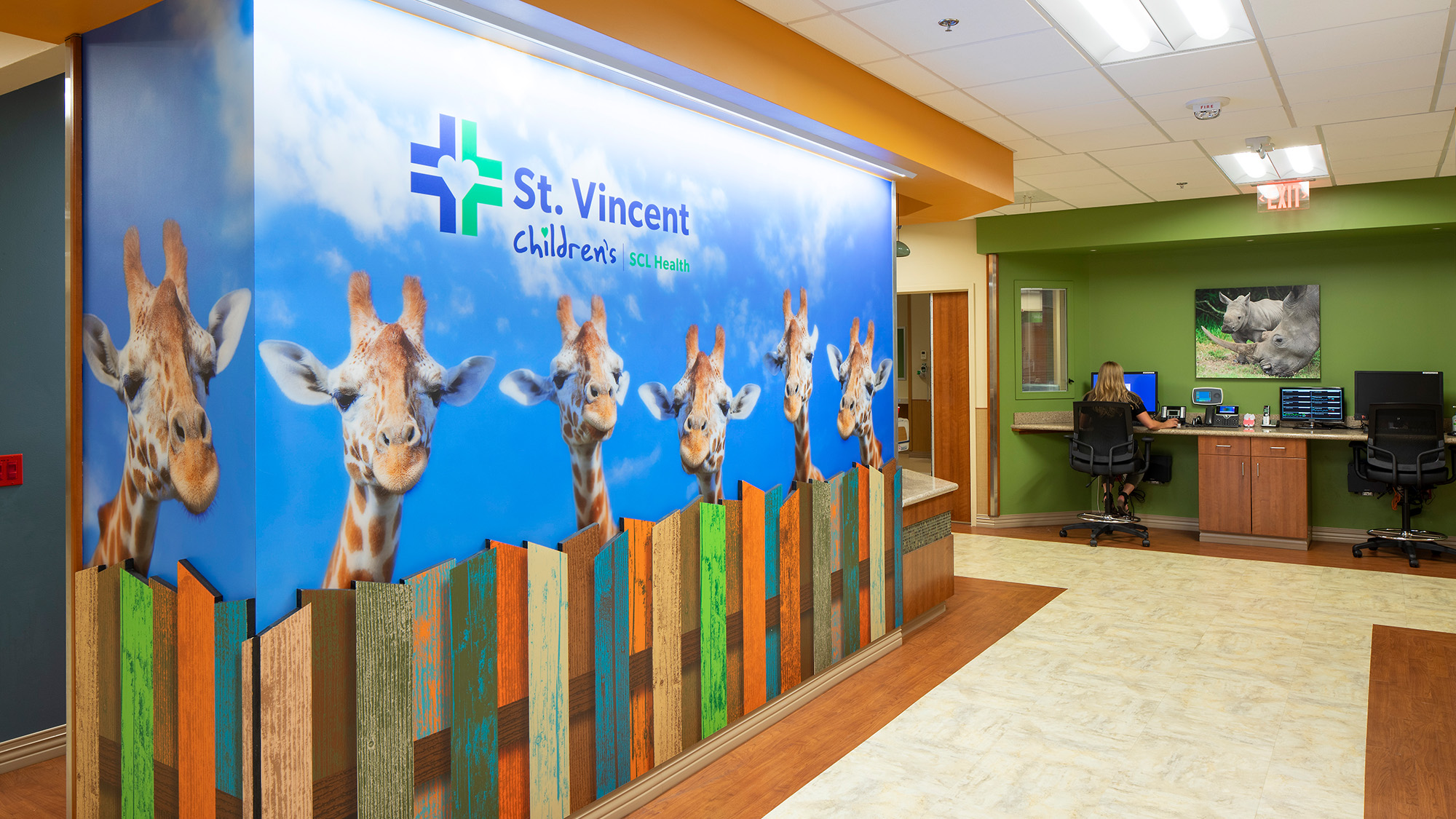 SCL Health St. Vincent Children’s Environmental Graphic Design